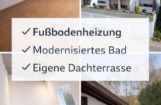 Wohnung mieten in Hüttemeisterstraße 15, 58511 Lüdenscheid, 73qm mit Fußbodenheizung und eigener Dachterrasse in ruhiger Lage.