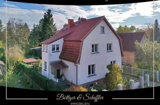 Villa kaufen in 14612 Falkensee, Großzügige Altbauvilla mit Einliegerwohnung / Gewerberemise auf weitläufigem Grundstück