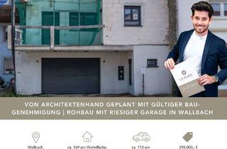 Haus kaufen in Hauptstr. 110, 79713 Bad Säckingen, LFI | Von Architektenhand geplanter Bau zur Fertigstellung | mit 110 qm großer Garage in Wallbach