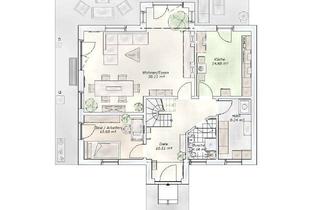 Villa kaufen in 04564 Böhlen, Exklusive Villa: 3 Kinderzimmer, Büro-/Gäste-Zimmer, 2 Bäder, also 6 Zimmer - Grdst. im Preis enth.