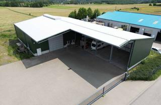 Gewerbeimmobilie kaufen in 53902 Bad Münstereifel, Zwei Hallen mit Unterstellplätzen und über 2.500 m² Nutzfläche im Außenbereich
