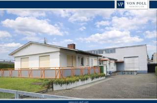 Gewerbeimmobilie kaufen in 63512 Hainburg, Flexibel nutzbare Produktions- und Lagerhallen mit Wohnhaus nähe Frankfurt zu verkaufen
