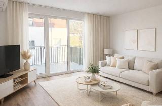 Wohnung kaufen in Eisenstraße 12, 35039 Marburg, Stilvolle 2-ZKB-Neubauwohnung mit Balkon & Aufzug – zentral in Marburg