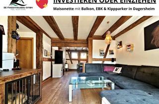 Wohnung kaufen in 71034 Böblingen, JETZT INVESTIEREN ODER EINZIEHEN – Maisonette mit Balkon, EBK & Kippparker in Dagersheim