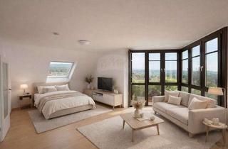 Wohnung kaufen in 61350 Bad Homburg, Lichtdurchflutetes Dachgeschoss mit Blick in den Taunus, Balkon und Tiefgarage.