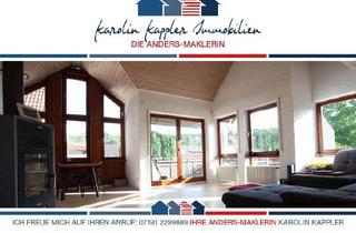 Wohnung kaufen in 73663 Berglen, Sofort frei: Dachgeschosszauber mit Blick ins Grüne - 3 Zimmer Wohnung zum Verlieben