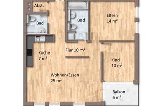 Wohnung mieten in 61440 Oberursel, Moderne 3-ZKBB mit EBK, Parkett, Balkon & TG-Stellplatz!