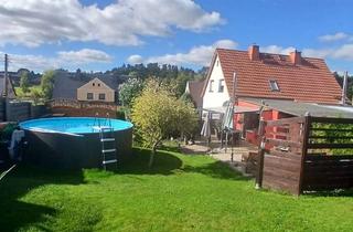 Einfamilienhaus kaufen in 09376 Oelsnitz, Einziehen & Wohlfühlen! Tolles Einfamilienhaus mit Kamin und Garten
