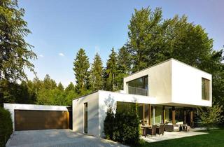 Haus mieten in 82031 Grünwald, Exklusive Villa im Bauhausstil - Bestlage am Forst - Luxus-Inneneinrichtung - Pool/ Sauna/ Fitness