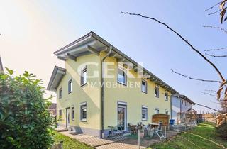 Haus mieten in 94315 Alburg, Moderne Doppelhaushälfte mit zwei Terrassen und Garten in ruhiger Wohnlage.