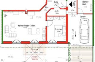 Wohnung mieten in 73460 Hüttlingen, Exklusive Einliegerwohnung mit separatem Eingang – Erstbezug in ruhiger Lage