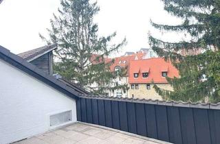 Wohnung mieten in 69168 Wiesloch, Gepflegte 4,5-Zi.-Maisonette-Whg. mit Dachterrasse & Galerie mit Blick zum Leimbach in zentrale Lage