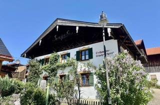 Haus kaufen in 82435 Bad Bayersoien, Wohnen und Arbeiten im Voralpenland: charmantes, denkmalgeschütztes 'Handwerkerhaus'
