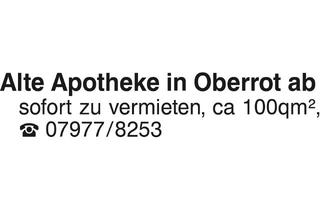 Immobilie mieten in 74420 Oberrot, Aptotke