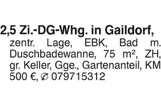 Wohnung mieten in 74405 Gaildorf, 2,5 Zi.-DG-Whg. in Gaildorf