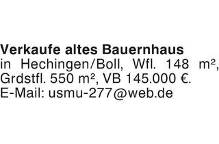 Bauernhaus kaufen in 72379 Hechingen, Verkaufe altes Bauernhaus in Hechingen/Boll