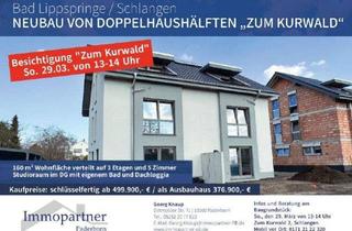 Haus kaufen in Zum Kurwald 2, 33189 Schlangen, schlangen - offene Hausbesichtigung am Sonntag, den 29.03. von 13 bis 14 Uhr, Zum Kurwald in Schlangen