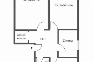 Wohnung kaufen in 72555 Metzingen, Metzingen - 2,5 Zimmer Wohnung m. Balkon, Garage in Metzingen, provisionsfrei