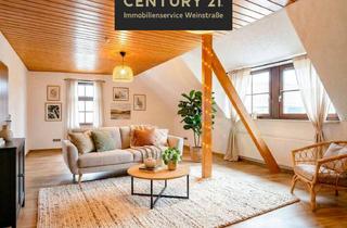 Wohnung kaufen in 67105 Schifferstadt, PROVISIONSFREI!!! Charmante Obergeschosswohnung mit Garage im historischen Zweifamilienhaus