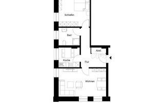 Wohnung mieten in 31863 Coppenbrügge, *Zentral gelegene 2-Zimmerwohnung im schönen Coppenbrügge*