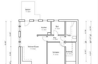 Wohnung mieten in Pater-Dülmer-Straße 14, 49610 Quakenbrück, Moderne Dachgeschosswohnung mit Balkon in ruhiger Lage