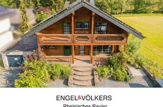 Villa kaufen in 53940 Hellenthal, Neuwertige Blockhaus-Rundstamm-Villa mit Einliegerwohnung in ländlicher Idylle!