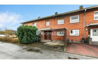 Haus kaufen in 24768 Rendsburg, Gemütliches Reihenmittelhaus in ruhiger Sackgassenlage mit Garten und überdachtem Stellplatz