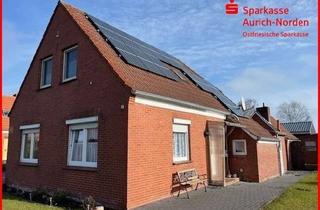Einfamilienhaus kaufen in 26524 Hagermarsch, Einfamilienhaus in Sackgassenlage mit Photovoltaikanlage und großem Nebengebäude in Hagermarsch