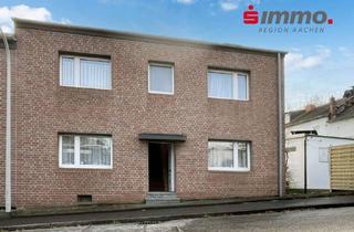 Einfamilienhaus kaufen in 52134 Herzogenrath, Renovierungsbedürftiges Einfamilienhaus mit Südgrundstück am Fuße des Wurmtals