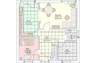 Villa kaufen in Stollwerckstraße, 04808 Wurzen, Stadtvilla – 5 Zi. – Ton-Dachziegel, L-W-Wärmepumpe, FBHz., freie Grundriss-Plan., etc., Grdst. inkl