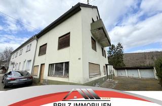 Haus kaufen in Saarstraße 40, 55767 Rötsweiler-Nockenthal, 2 Familienhaus mit Grundstück und 3 Garagen