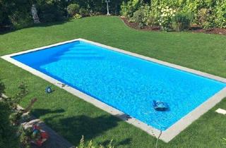 Anlageobjekt in 55257 Budenheim, ToFa: EFH mit geräumiger ELW und traumhaften Salzwasserpool im schönen Süd-West-Garten