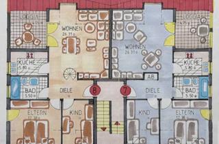 Wohnung kaufen in Jahnstraße, 97270 Kist, Charmante Dachgeschosswohnung mit Studio, Loggia, Garage und Stellplatz in Kist