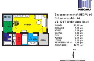 Wohnung mieten in Schauinslandstr. 24, 78224 Singen, 1,5 Zi.-Whg. in Singen-Nord
