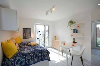 Wohnung mieten in 13409 Reinickendorf, Erstbezug im Neubau! Möblierte 1-Zimmer Wohnung mit Balkon + QNG-Plus Siegel - sofort verfügbar!