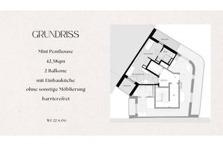 Penthouse mieten in Ludwigsallee 139, 52062 Aachen, Mini-Penthouse (WE22) an der Alten Bastei | mit 2 Balkonen, mit Aufzug, ohne Möbel!