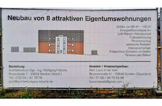 Wohnung mieten in Albert-Schweitzer-Str., 33790 Halle, Exklusiver Erstbezug: Barrierefreie 2-Zimmer-Wohnung in ruhiger Bestlage von Halle (Westf.)