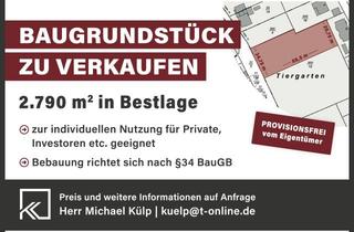 Grundstück zu kaufen in 63571 Gelnhausen, Exklusives Baugrundstück in Bestlage an Privatpark in Gelnhausen - Hailer