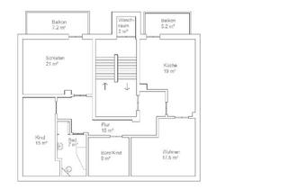 Wohnung mieten in Oststraße, 08280 Aue, Grundriß