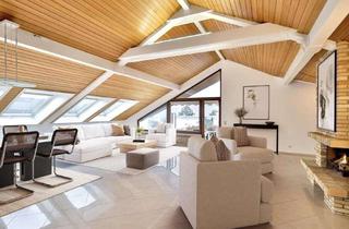 Penthouse kaufen in 71701 Schwieberdingen, Traumhafte Penthouse - Wohnung mit 3 Dachterrassen und Kamin