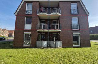 Wohnung kaufen in Keplerstraße 12, 26723 Larrelt, Modernisierte Eigentumswohnung in Emden-Larrelt mit Westbalkon, Stellplatz, Einbauküche