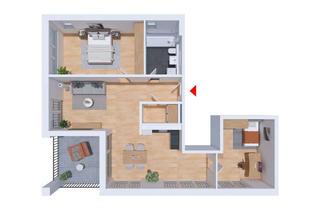 Wohnung kaufen in 74523 Schwäbisch Hall, Eckwohnung mit Rundumblick und Schiebeverglasung an der Loggia (Whg. 1/19)