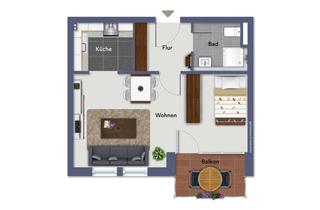 Sozialwohnungen mieten in Am Alten Versuchsfeld, 07629 Hermsdorf, 1-Raum-Wohnung im Dachgeschoss (ME31) - WBS erforderlich!