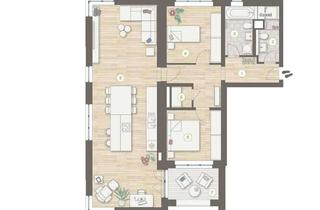 Wohnung mieten in Ilona-Elek-Weg, 14641 Wustermark, Moderne 3-Zimmer-Dachgeschosssuite mit EBK - Wohnen im olympischen Dorf, WE 05.09