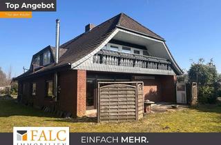 Einfamilienhaus kaufen in 21769 Hollnseth, Handwerker aufgepasst: Einfamilienhaus mit Einliegerwohnung mit viel Platz direkt in der Natur