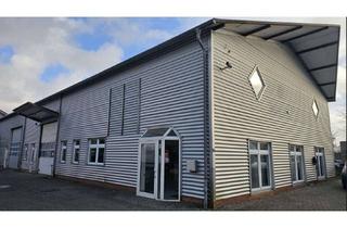 Büro zu mieten in Otto-Hahn-Straße, 25813 Husum, Gewerbehalle-Werkstatt + Lager + Büro mit revolutionärem Energiekonzept – (5to.+25to Portalkran)