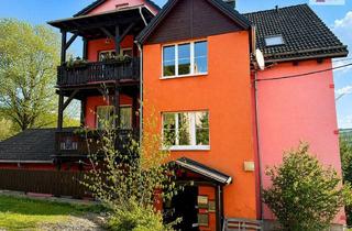 Anlageobjekt in 09509 Pockau, Pockau bei Zschopau: Saniertes Mehrfamilienhaus: 3 WE, voll vermietet, Balkone, Garage & Stellplätze