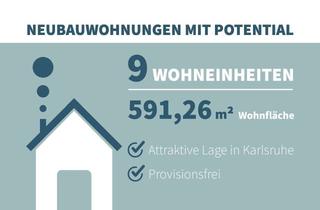 Anlageobjekt in 76131 Oststadt, Neubauwohnungen in attraktiver Lage in Karlsruhe