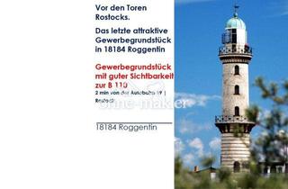 Grundstück zu kaufen in Zum Bornkoppelweg, 18055 Stadtmitte, Vor den Toren Rostocks | Gewerbegrundstück mit guter Sichtbarkeit zur B 110 | 2 Min. zur A19