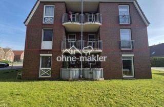 Wohnung kaufen in Keplerstraße 12, 26723 Emden, Modernisierte Eigentumswohnung in Emden-Larrelt mit Westbalkon, Stellplatz, Einbauküche